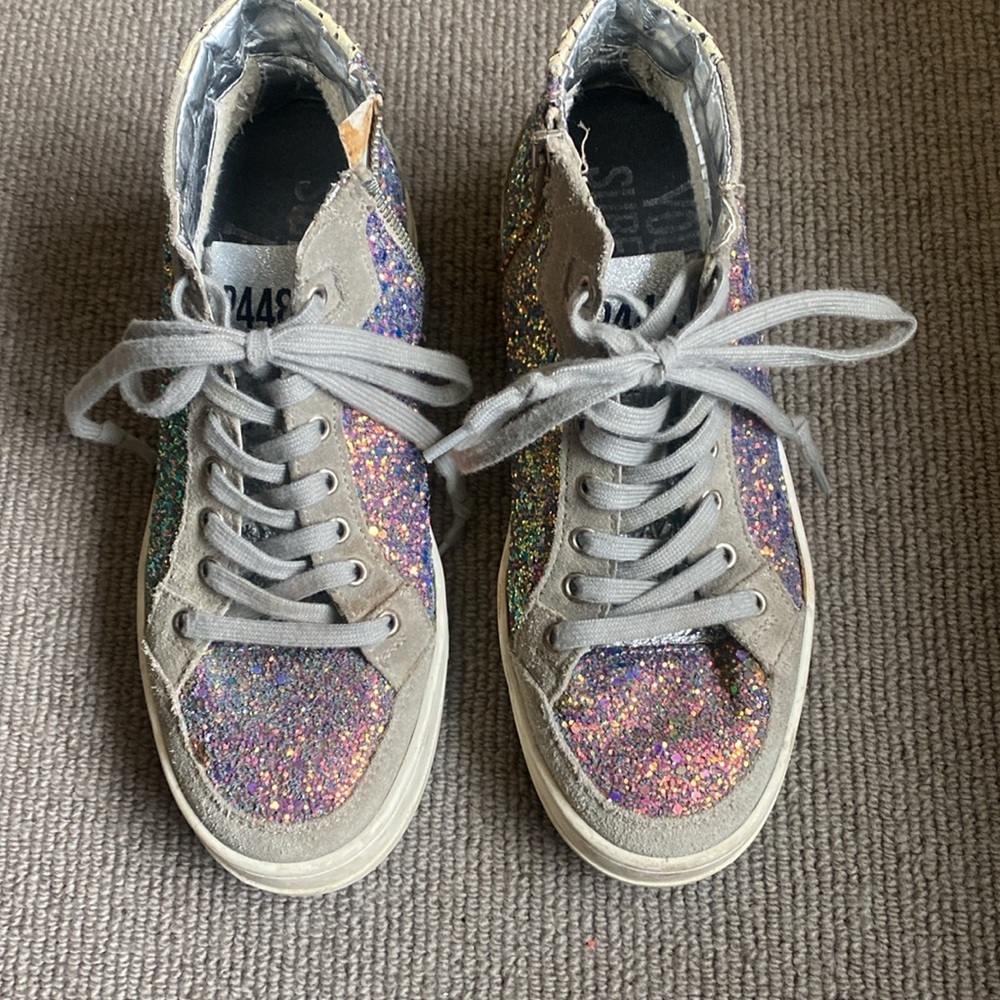 P448 Multicolor Glitter Sneakers